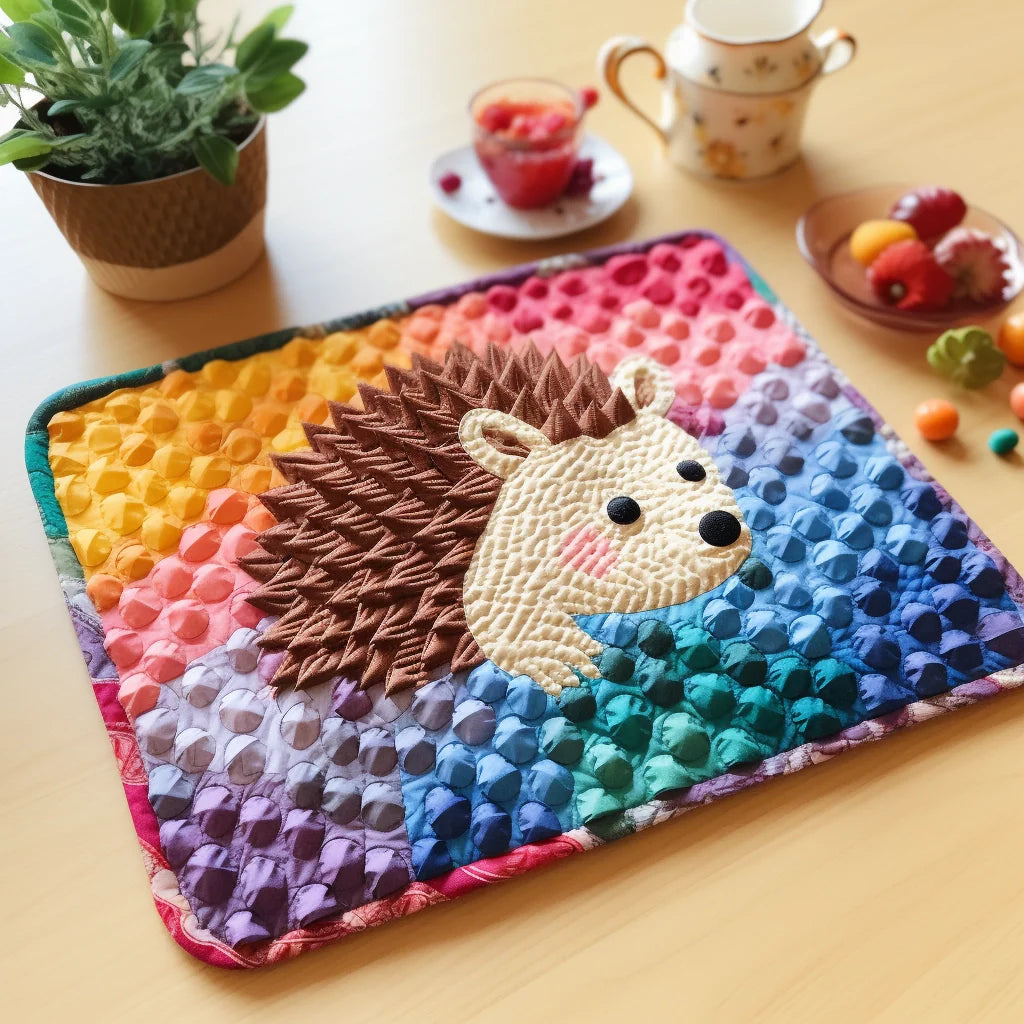 Hedgehog TAI260224148 Quilted Placemats