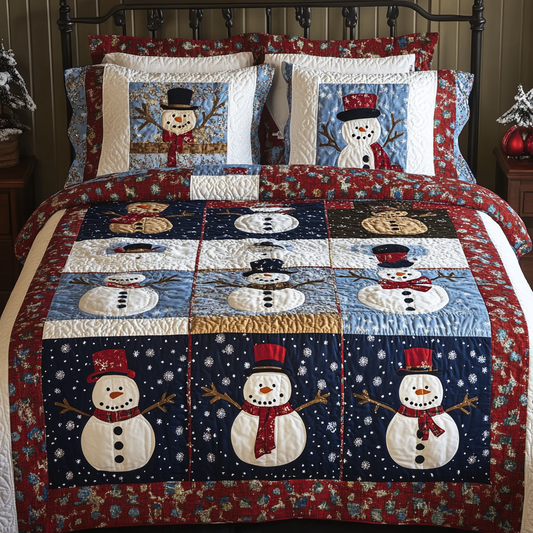 Snowman DAI190824276 Quilt Bedding Set