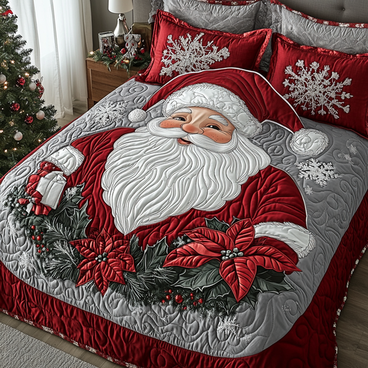 Christmas Santa TAI141124176 Quilt Bedding Set