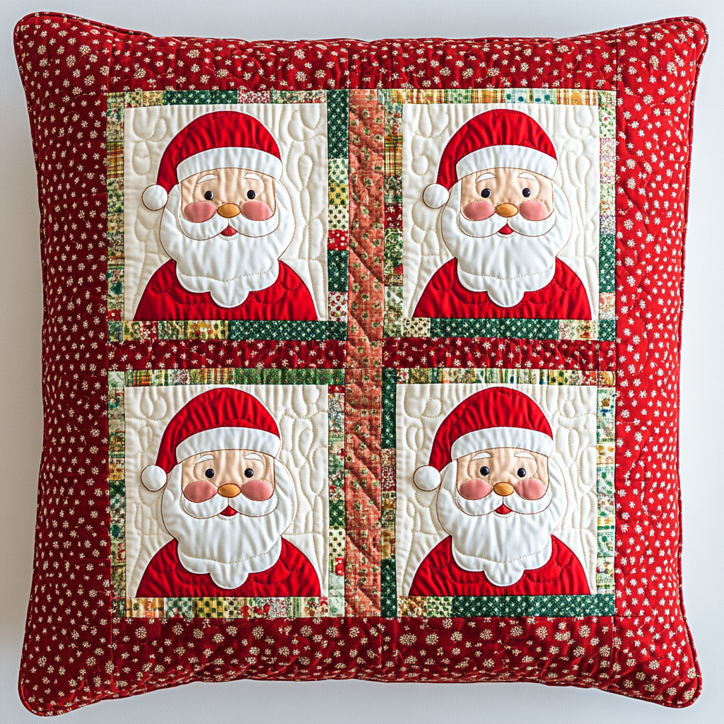 Christmas Santa DAI230924203 Quilted Pillow Case