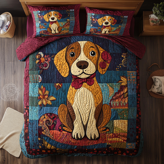 Beagle TAI181024293 Quilt Bedding Set