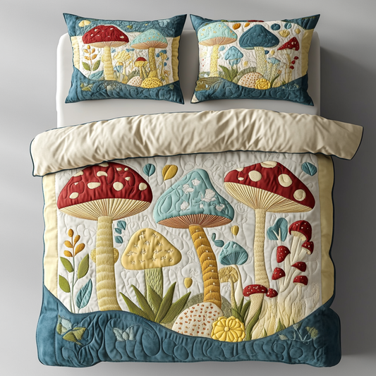 Mushroom DAI200125114 Quilt Bedding Set