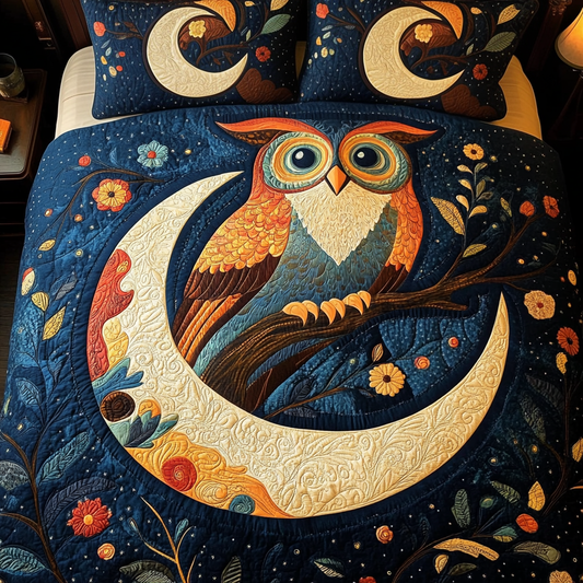 Celestial Owl DAI301224232 Quilt Bedding Set