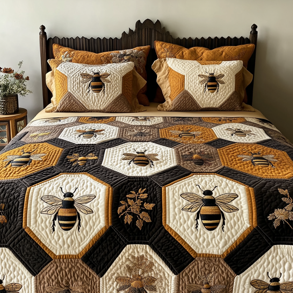 Bee DAI090125062 Quilt Bedding Set