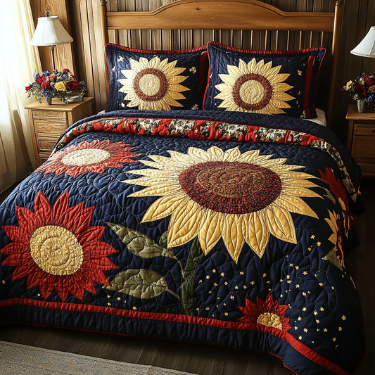 Sunflower TAI041024513 Quilt Bedding Set