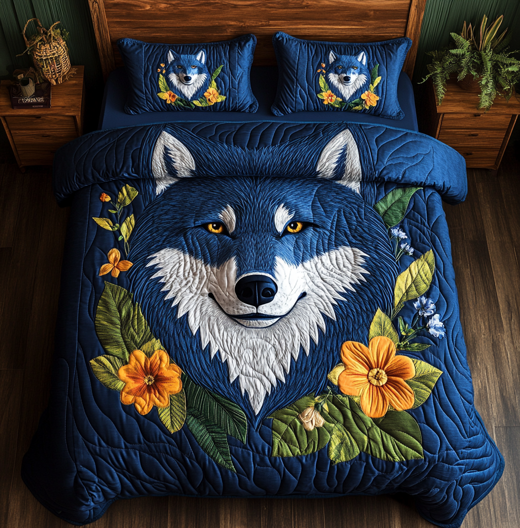 Wolf DAI150125203 Quilt Bedding Set