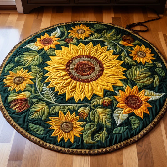 Quilted Round Mat – Alpha Quilt