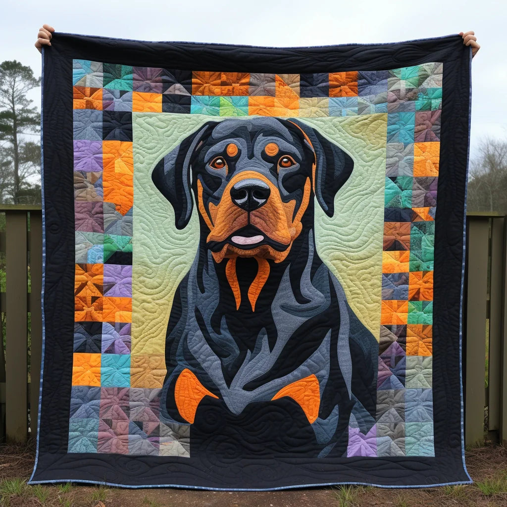 Rottweiler TAI14112312 Quilt Blanket