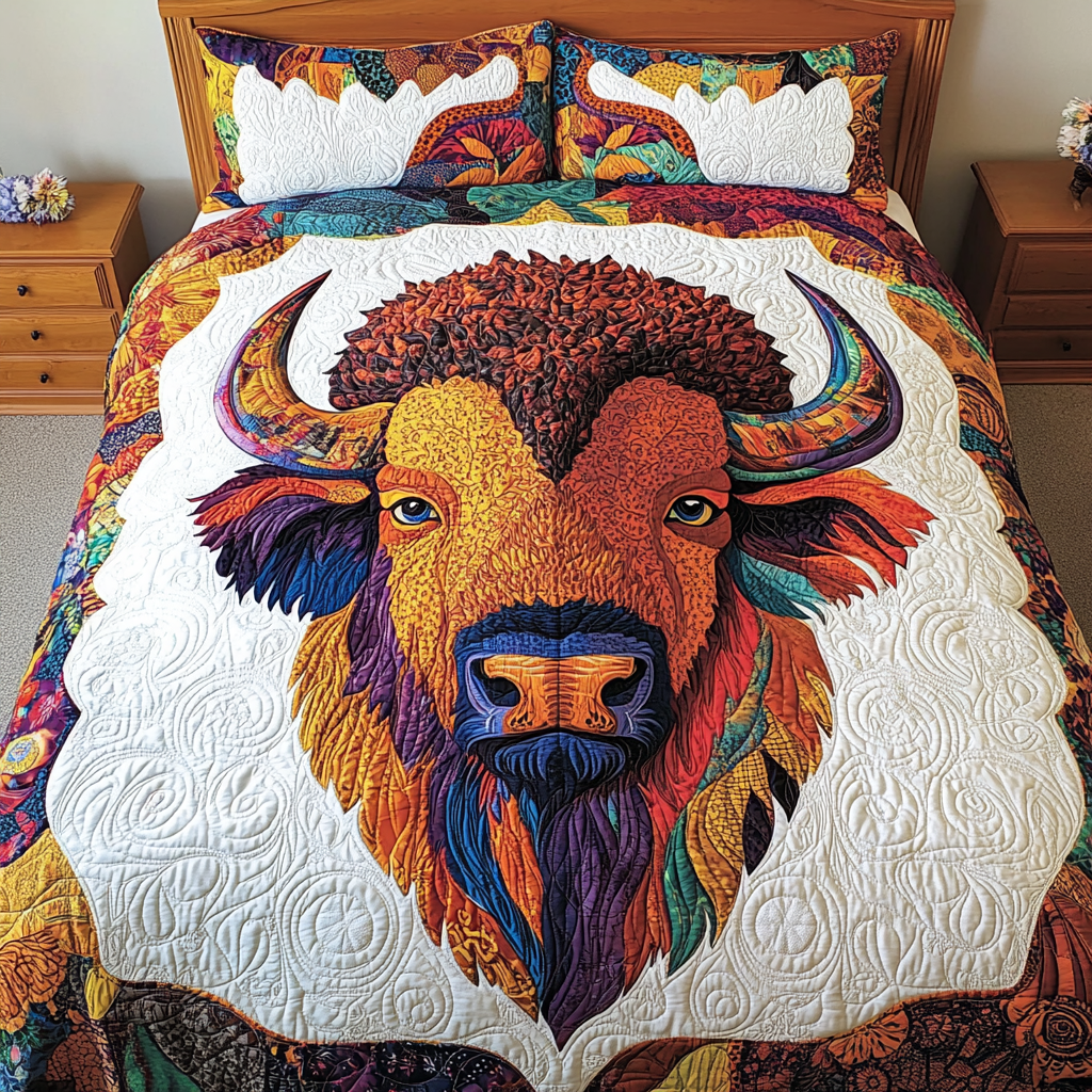 Bison DAI171224162 Quilt Bedding Set