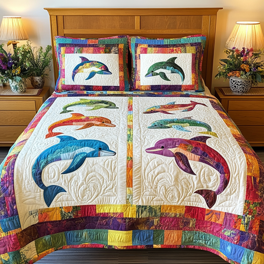Dolphin DAI190225135 Quilt Bedding Set