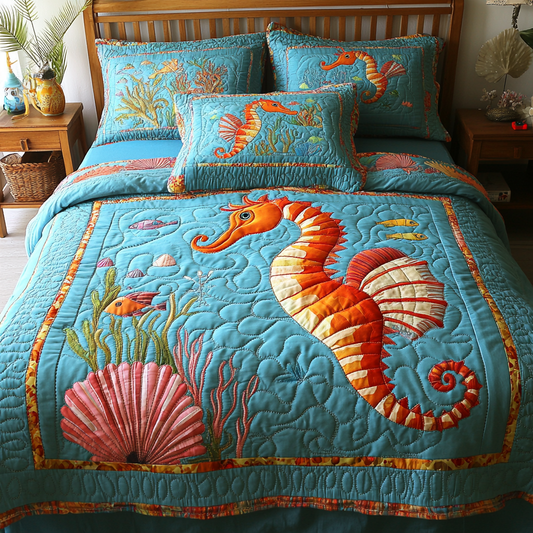 Seahorse DAI110225226 Quilt Bedding Set