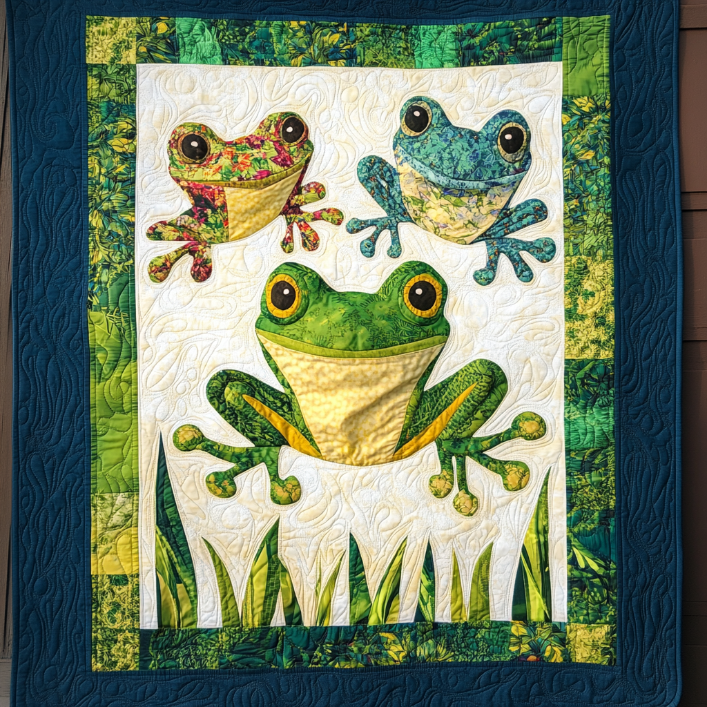 Frog DAI221024065 Quilt Blanket