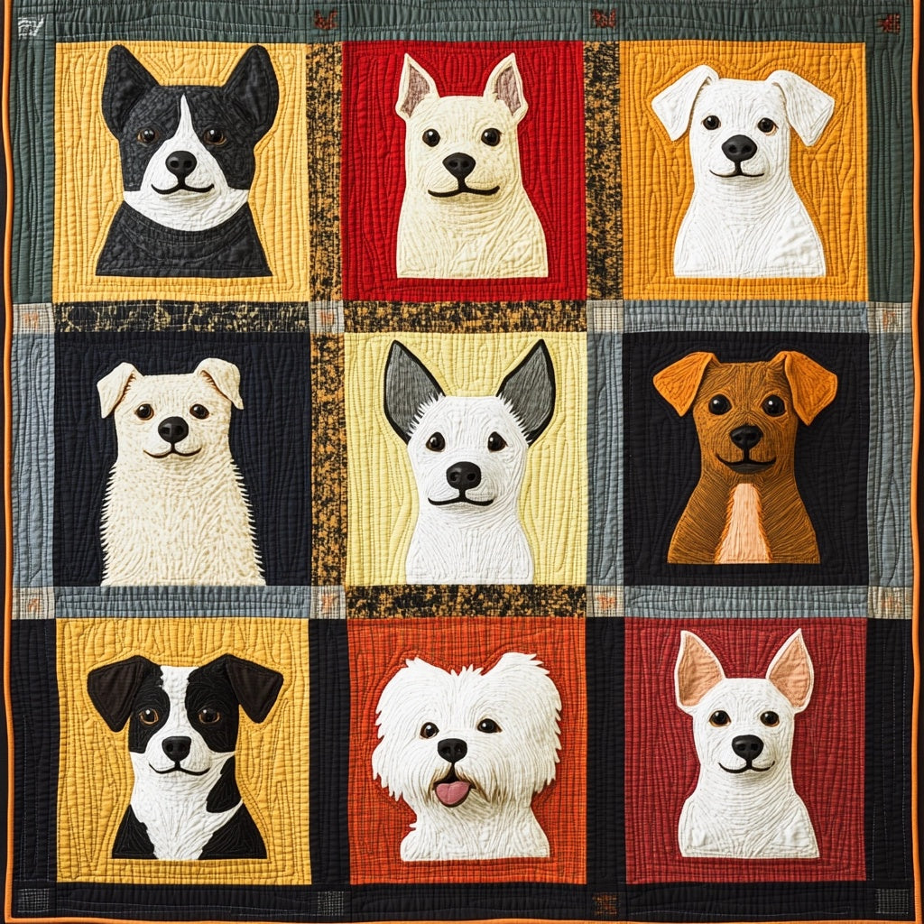 Dogs DAI130824098 Quilt Blanket