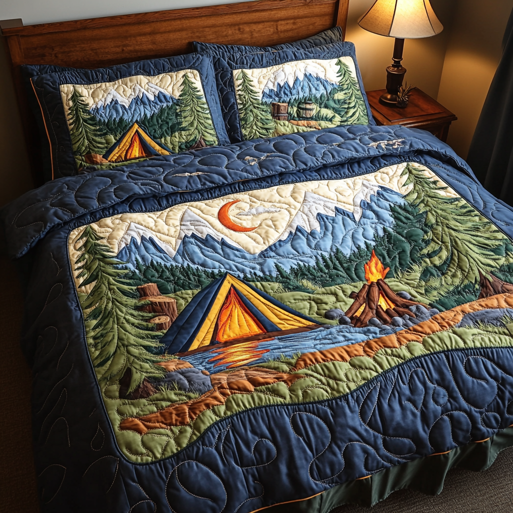 Camping DAI051224062 Quilt Bedding Set