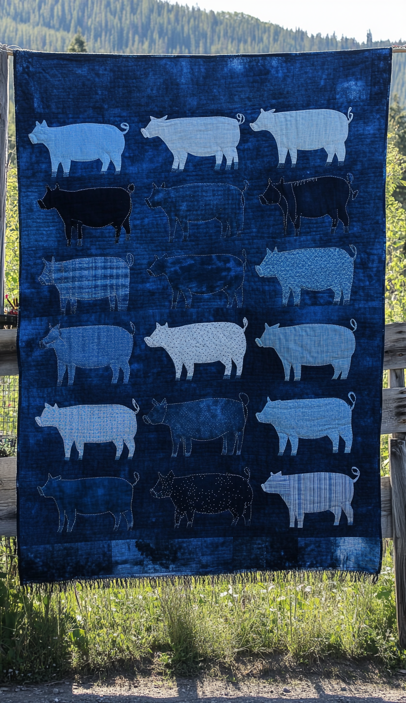 Pig DAI221024070 Quilt Blanket