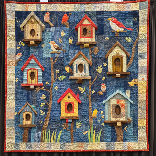 Birdhouse DAI221024219 Quilt Blanket