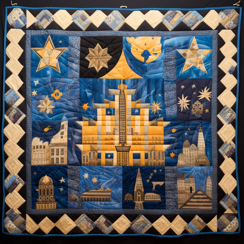 Jewish Hanukkah TAI28122378 Quilt Blanket