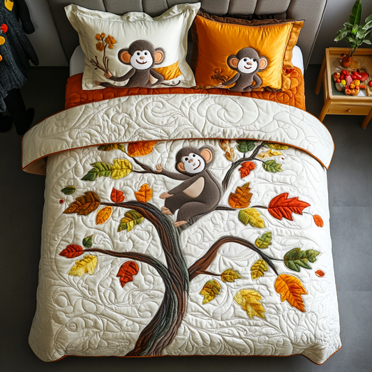 Monkey DAI150125213 Quilt Bedding Set