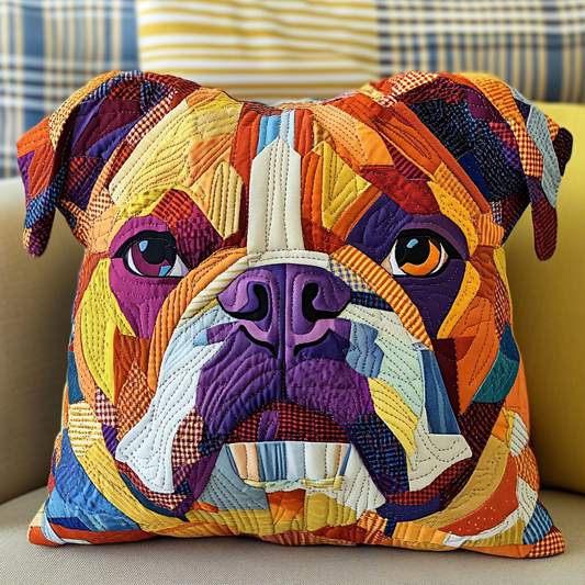 Bulldog TAI141124430 Quilted Pillow Case