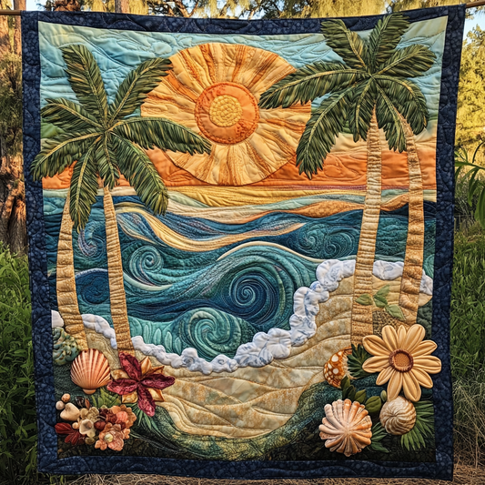 Beach DAI040225145 Quilt Blanket
