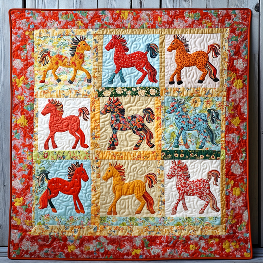 Horse DAI080824017 Quilt Blanket