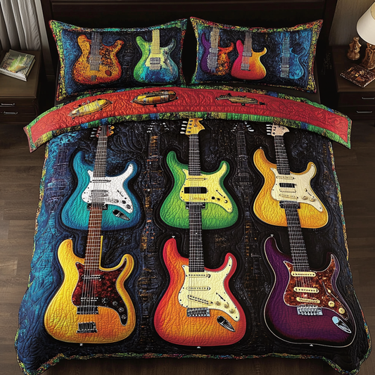 Guitar TAI181024277 Quilt Bedding Set