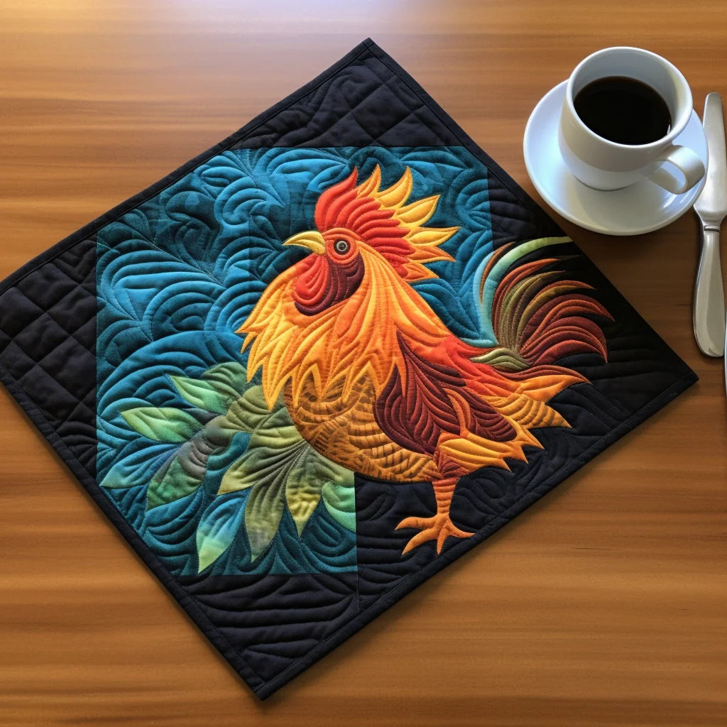 Chicken TAI040124153 Quilted Placemats