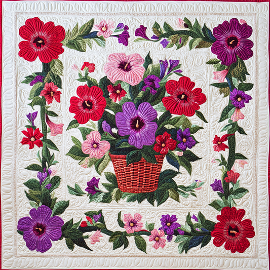 Hibiscus Flower DAI181124067 Quilt Blanket