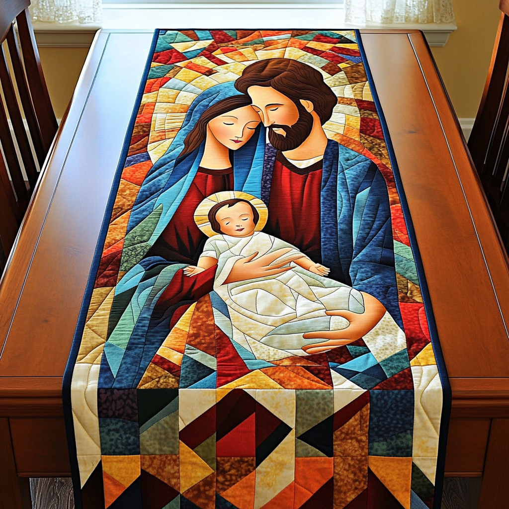 Nativity TAI041024275 Quilted Table Runner