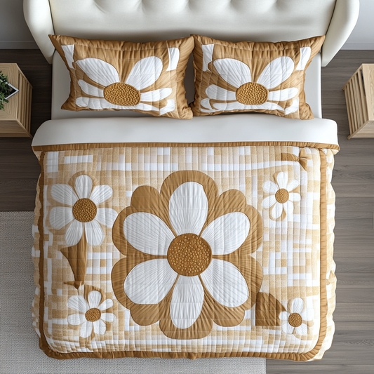 Flower TAI181024302 Quilt Bedding Set