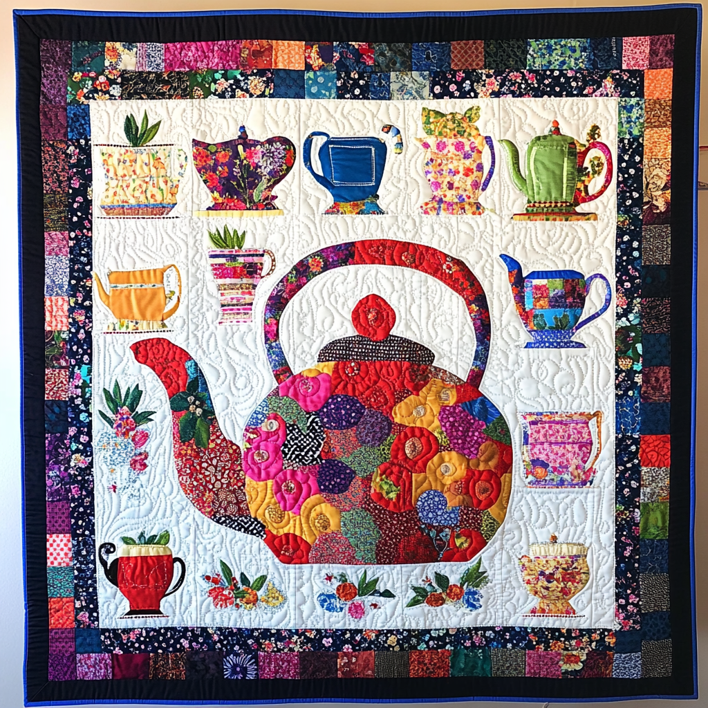 Teapot TAI041024386 Quilt Blanket