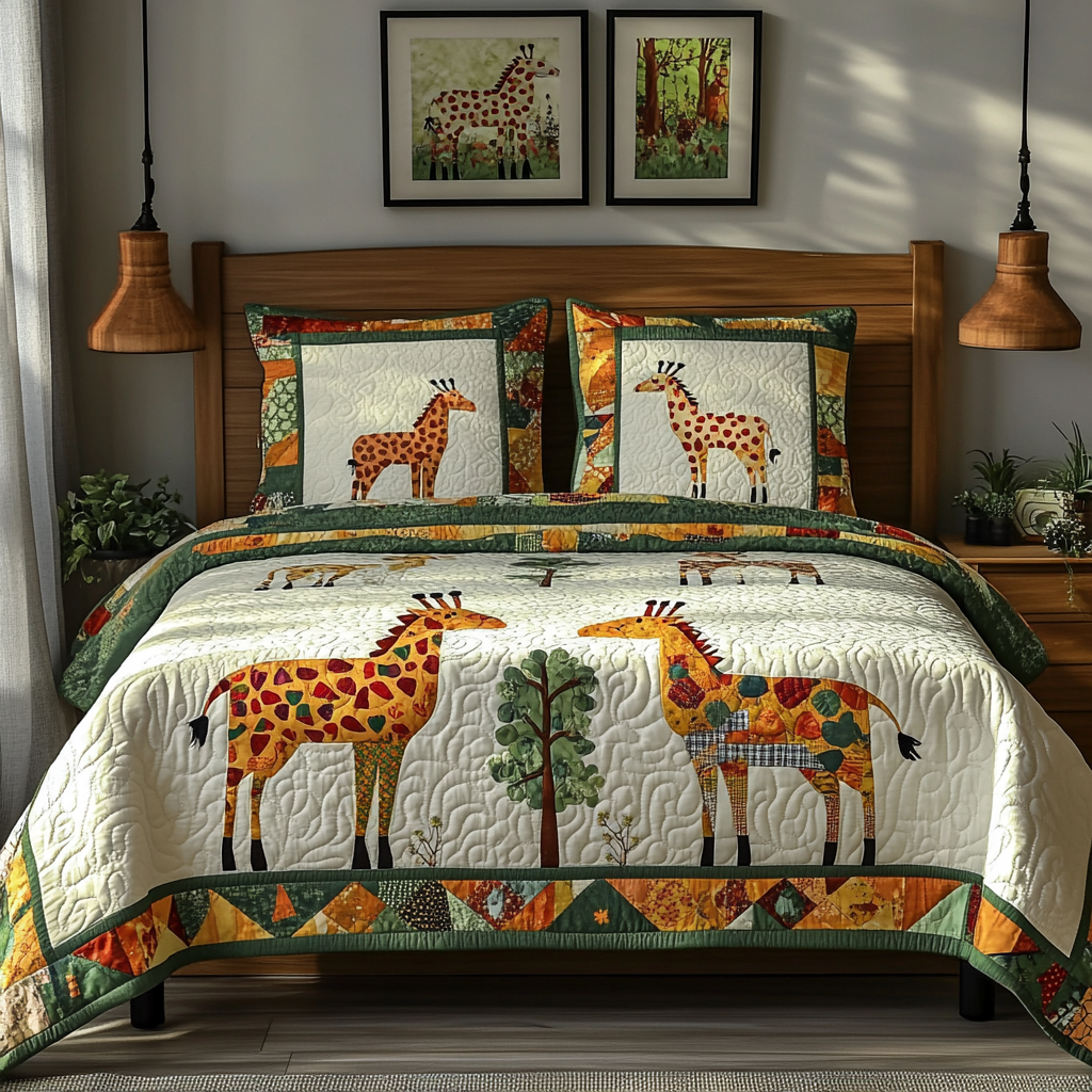 Giraffe DAI281124143 Quilt Bedding Set