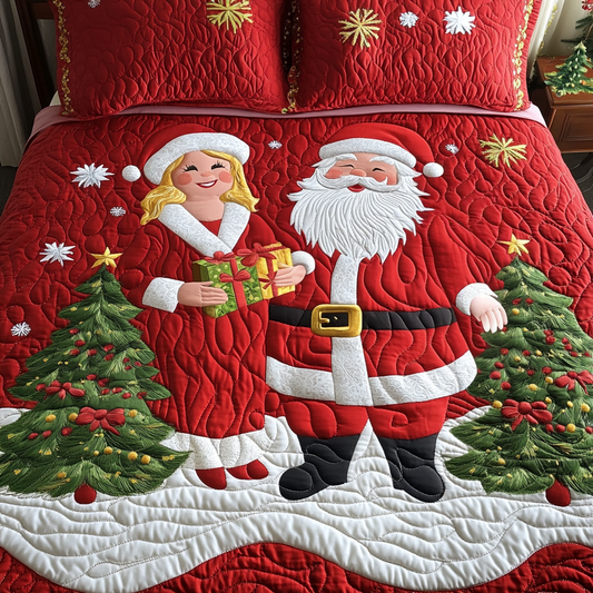 Mr And Mrs Claus DAI111124611 Quilt Bedding Set