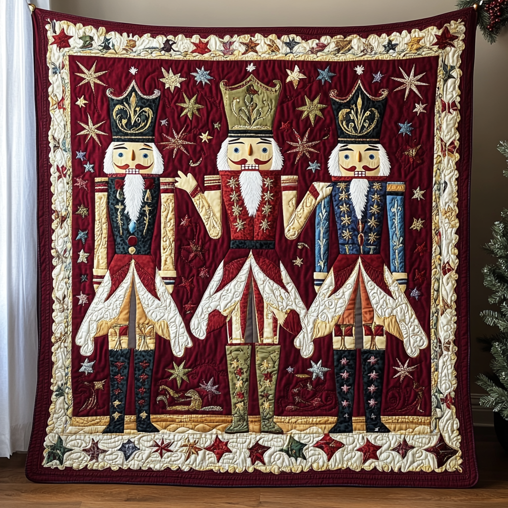 Christmas Nutcracker TAI091024128 Quilt Blanket