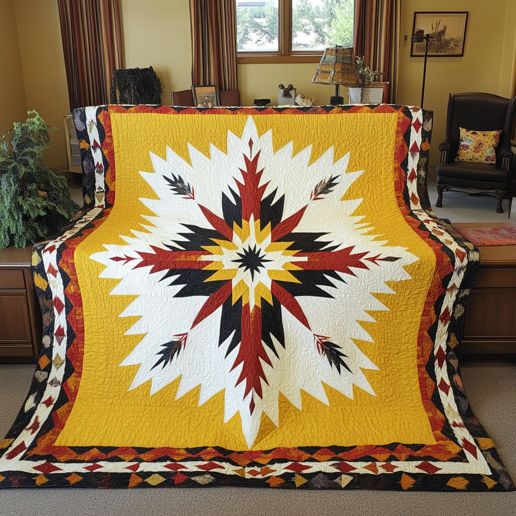 Native American TAI091024243 Quilt Blanket