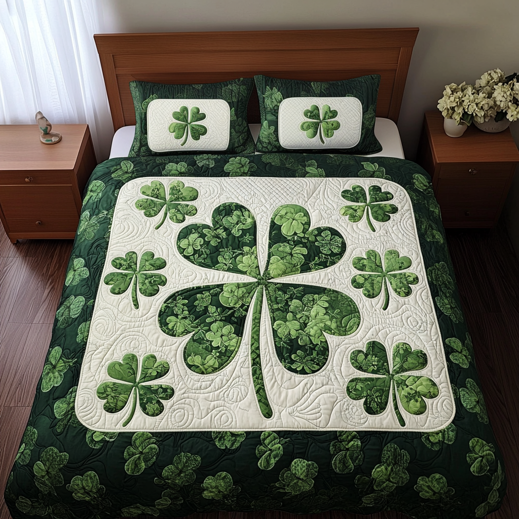 Clover DAI040924022 Quilt Bedding Set