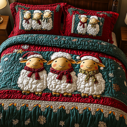 Sheep TAI101224398 Quilt Bedding Set