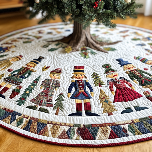 Christmas Nutcracker TAI021024259 Quilted Tree Skirt