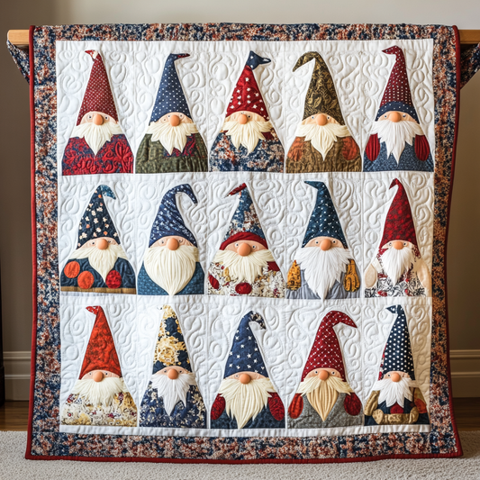 Christmas Gnome TAI260924108 Quilt Blanket