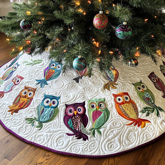 Owl DAI040924166 Quilted Tree Skirt