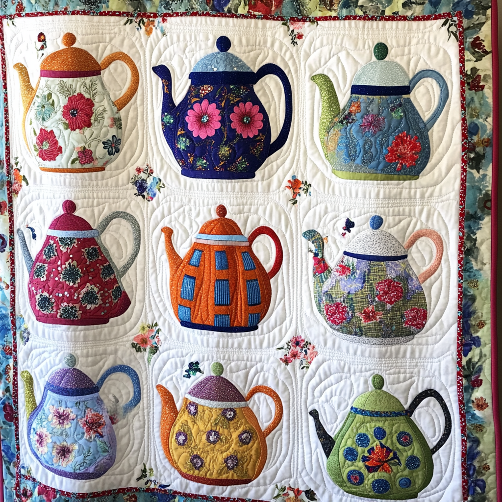 Teapot TAI041024452 Quilt Blanket