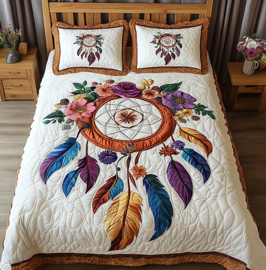 Flower Dreamcatcher DAI200125035 Quilt Bedding Set