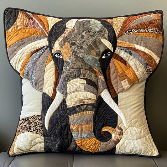 Elephant TAI181024499 Quilted Pillow Case