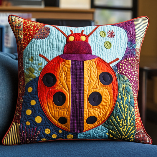 Ladybug DAI25102493 Quilted Pillow Case