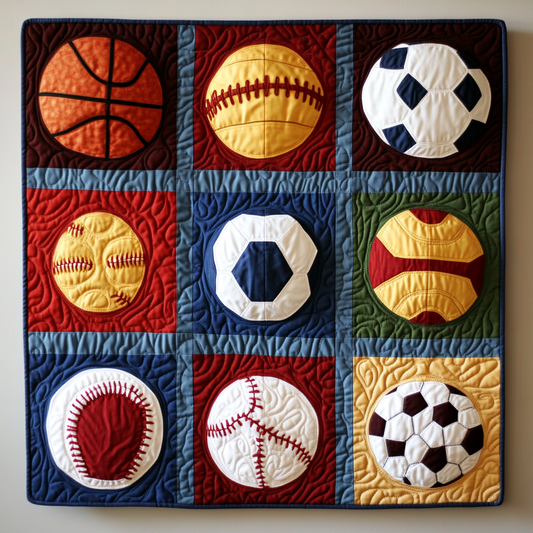 Sport Balls DAI040225009 Quilt Blanket