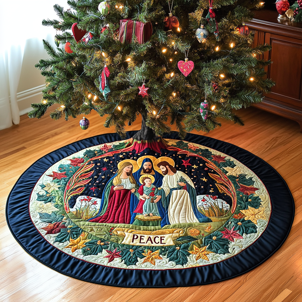 Nativity Scene TAI041024054 Quilted Tree Skirt