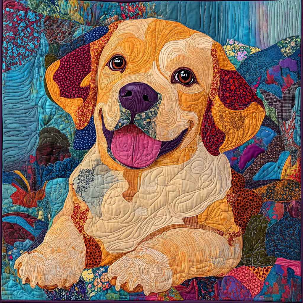 Golden Retriever TAI121024112 Quilt Blanket