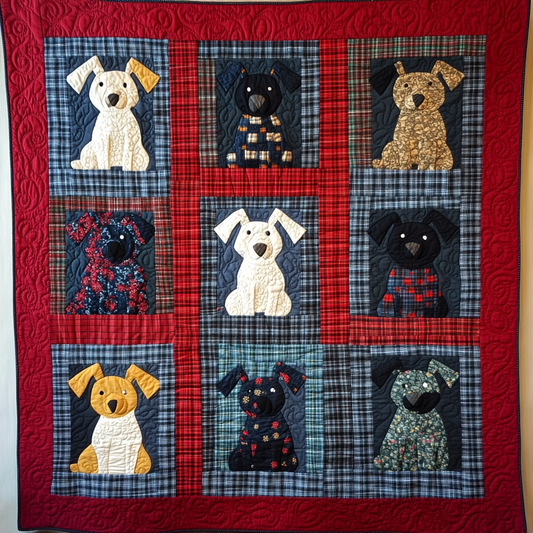 Scottie Dog DAI190824090 Quilt Blanket