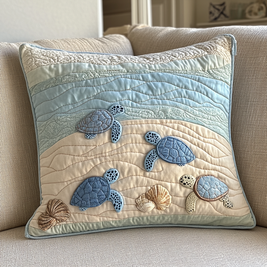 Sea Turtle TAI141124339 Quilted Pillow Case