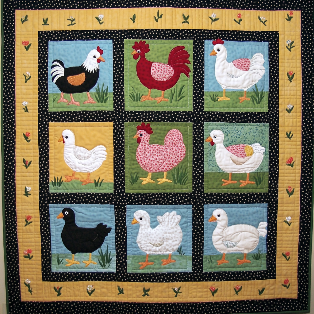 Farm Animal DAI221024040 Quilt Blanket